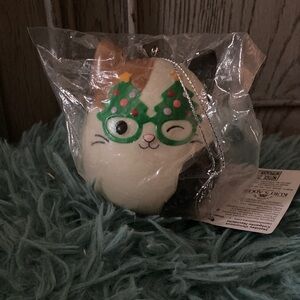 Squishmallow cat ornament perfect for Christmas